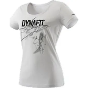 Dámské termoprádlo Tričko DYNAFIT PROMO GRAPHIC SHIRT W white L