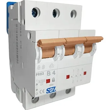 Jistič SEZ KR Jistič třípólový charakteristika D, 16 A, 10 kA