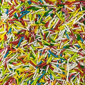 Jedlá dekorace na dort Cukrové tyčinky barevné letní směs 1kg - I LOVE CAKES