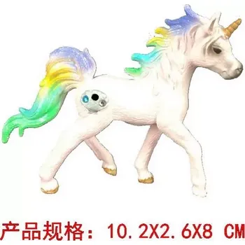 Figurka Figurka jednorožce barevná 10 cm