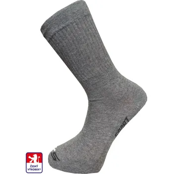 Pánské ponožky Ponožky sportovní KS-ELINE 39-41 Šedá