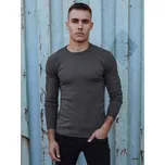 Pánský klasický tmavě šedý svetr WX2225 Velikost: 2XL