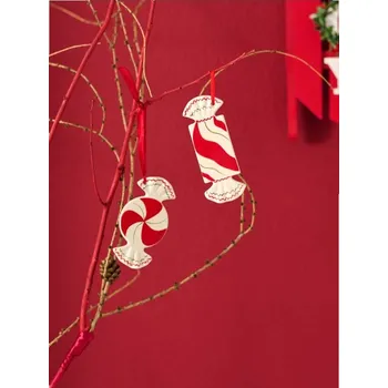 Vánoční dekorace Sinsay - Vánoční ozdoby na stromek 2 ks - vícebarevná - 365GQ-MLC - 365GQ-MLC-ONE