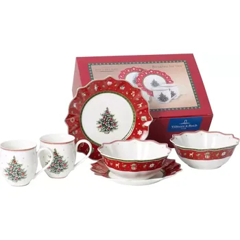 Snídaňová souprava VILLEROY & BOCH Toys Delight, varianty: Sada červená