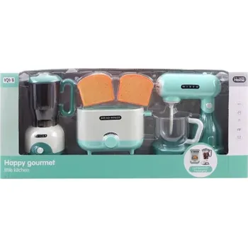 Dětská kuchyňka Sada dětských kuchyňských spotřebičů – mixér, šlehač a topinkovač
