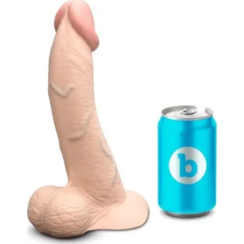 Dildo b-Vibe Slipskin Curvy 22,3 cm Skin