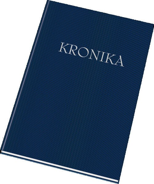 Kronika A4 modrá 192 listů
