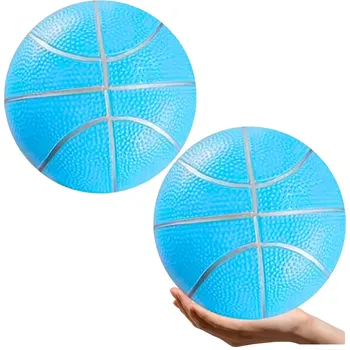 Dětský míč Pastelově modrý lehký gumový plážový míč 20 cm