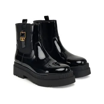 Dámské kozačky Liu Jo Polokozačky Love 63 SF5067 EX004 Černá 37