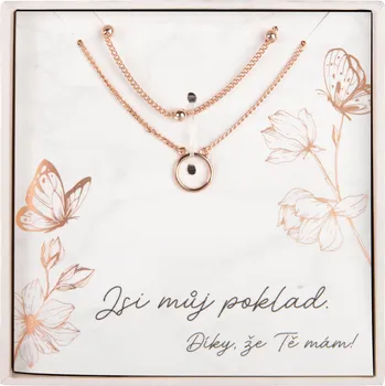 Party dekorace Dvojitý náhrdelník - Jsi můj poklad