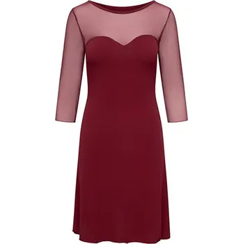 Dámské šaty Rumpf,Dámské společenské šaty RU5131, vínová XL