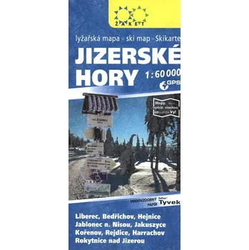 Jizerské hory - lyžařská mapa 1:60 000