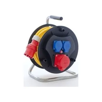 Prodlužovací kabel Naviják 1x400V 3x230V 20m 3000W/5000W mrazuvzdorný kabel