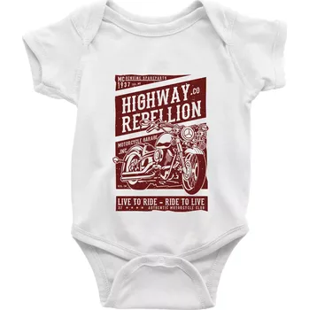 Kojenecký body Highway Rebellion - Body kojenecké s krátkým rukávem - Krátký r. 18-24 měs ( Bílá )
