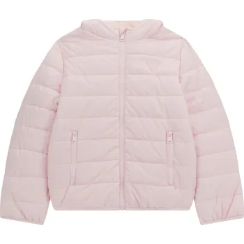 Dívčí bunda Dětská Zimní prošívaná bunda GUESS HOODED LS PADDED PUFFER W/ZIP H4BJ10WCFM0-G6K9 – Růžová 14