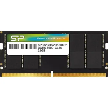Počítač Silicon Power SP032GBSVU560F02 paměťový modul 32 GB 1 x 32 GB DDR5 SODIMM 5600 MHz ECC