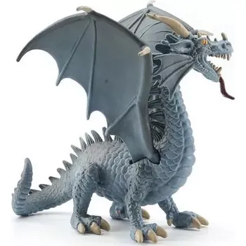 Hračka Figurka Drak šedý 15,5 cm