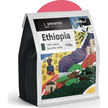 Káva Penerini Etiopie zrnková káva - Okoluu Guji Organic (filtr) Váha: 500 g