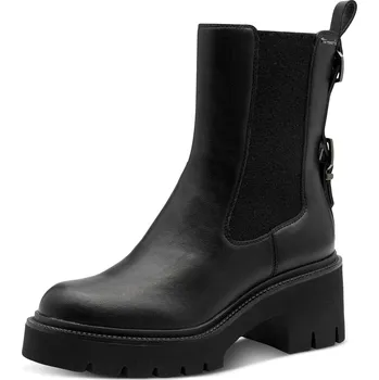 Dámská obuv DÁMSKÉ KOTNÍKOVÉ BOTY TAMARIS 1-25432-45 001 ČERNÁ Barva: Černá, Velikost: 38