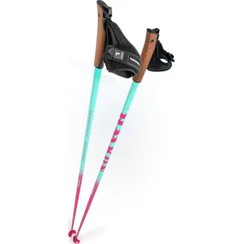 Běžkařská hole Běžecké hole HAAKON Pro Speed Pink 2.0 Délka hole: 160 cm, Velikost poutek: S