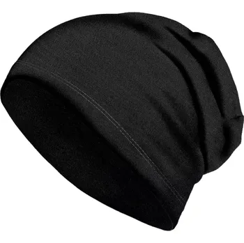 Čepice Unuo Pánská Merino čepice Homeless Černá 57-59 cm