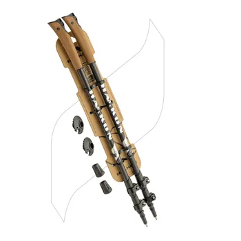 Nordic walkingová hůl Nordic Walking hole Haakon Silver Double Telescopic Velikost poutek: S