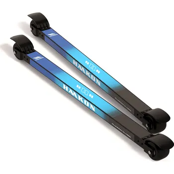 Sjezdové lyže Kolečkové lyže HAAKON Blue Alu Classic Vázání: Bez vázání