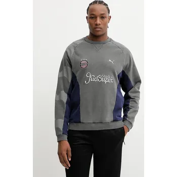 Dámská móda Bavlněná mikina Puma PUMA x KIDSUPER 632364 šedá 90X, vel. M