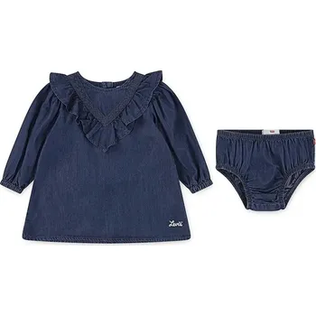 Dámské šaty Šaty Levi's WILD WEST RUFFLE DRESS 1EN585 námořnická modř 59X, vel. 62