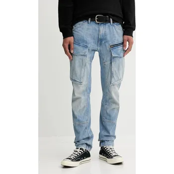 Pánské džíny Džíny G-Star Rovic zip 3d regular tapered denim pánské, D23077-D499 D23077.D499 modrá 50J, vel. 32/34