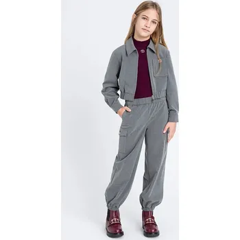 Dívčí bunda Dětská bunda Twinset šedá barva, 252GJ2270 90X, vel. 162