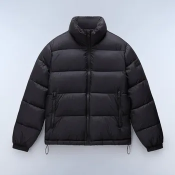 Dámská bunda Dámská Zimní prošívaná bunda NAPAPIJRI A-BOX LOGO W NP0A4HZ10411 – Černá XS