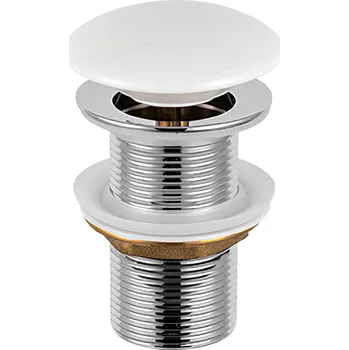 Sifon Umyvadlová výpusť Holyshi click-clack bílý mat