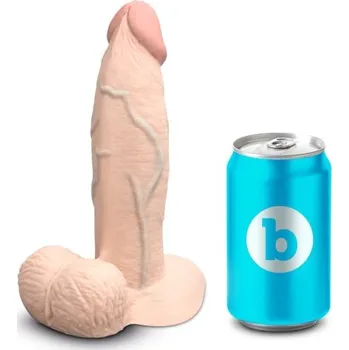 Dildo b-Vibe Slipskin Girthy 17,8 cm Skin