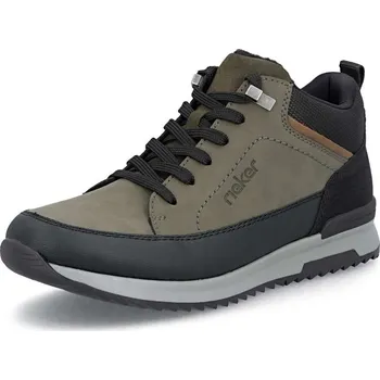 Pánská zimní obuv Pánská kotníková obuv RIEKER 16125-54 zelená W5 47