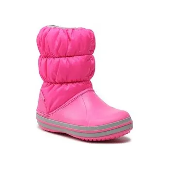 Dívčí obuv Crocs Sněhule Winter Puff Boot Kids 14613-6TR Růžová 33_34