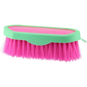 Čištění pro koně EQUITHÈME Kartáč na tělo Dandy Je t'aime Equithème, neon pink