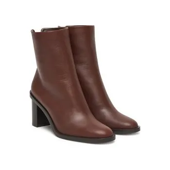 Dámské kozačky Polokozačky Max Mara Midiboot80 25247960726 Hnědá 39