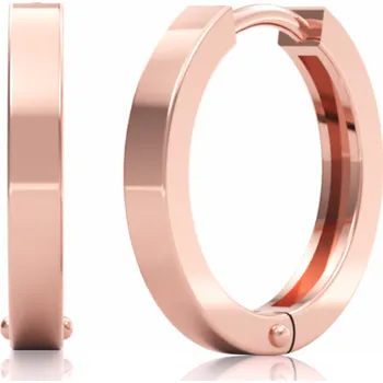 Náušnice Couple, Kruhové náušnice Darby z růžového zlata, 585-66-3-0569.4C00.0.14.000.61