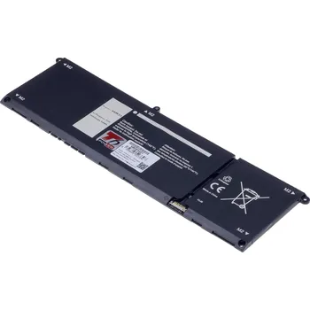 Baterie k notebooku Baterie T6 Power pro Dell Inspiron 14 5420 GeForce RTX 2050, Li-Poly, 15 V, 3600 mAh (54 Wh), černá