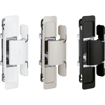 Nábytkové kování Skrytý pant pro povrchovou montáž (otevírání 110°) HES2S-150-A110-BL