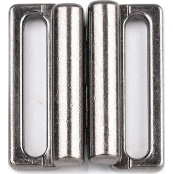 Plavkové zapínání šíře 20 mm kovové, barva 1 nikl černý