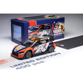 autíčko Model IXO Hyundai I20 N WRC Rally Poland 2024 T. Neuville 1:18