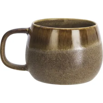 MADAM STOLTZ Kameninový hrnek Brown 280 ml