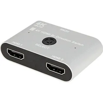 Přepínač HDMI 2:1 obousměrný, 4K@60Hz