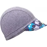 Unuo Funkční čepice s kšiltem UV 50+ Autíčka Šedá XS (42-44 cm)