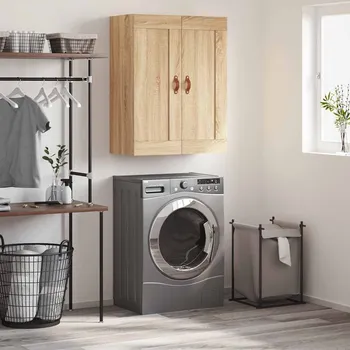 Koupelnový nábytek vidaXL Nástěnná skříňka 69,5 x 34 x 90 cm kompozitní dřevo [830359] Barva: dub sonoma