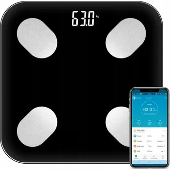 Osobní váha Chytrá osobní váha HOUSEHOLD B2017 - Černá