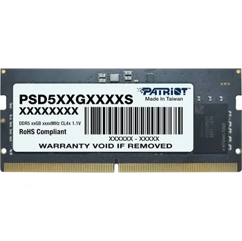Operační paměť PATRIOT Signature Line 32GB DDR5 5600MT/s / SO-DIMM / CL46 / 1,1V PSD532G56002S