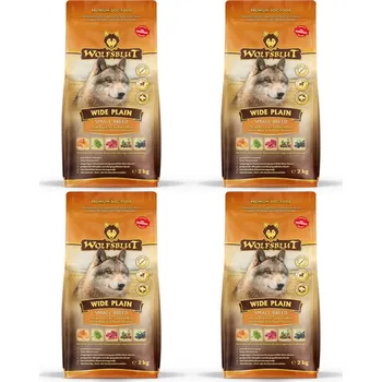 Krmivo pro psa WOLFSBLUT Wide Plain Small breeds Horse with sweet potatoes - suché krmivo pro psy - 4x2kg